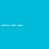 Lebhafte Samt-Lampe
