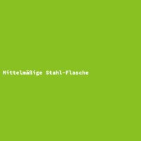 Mittelm&auml;&szlig;ige Stahl-Flasche