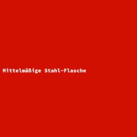 Mittelm&auml;&szlig;ige Stahl-Flasche