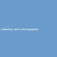 Lebhaftes Wolle-Portemonnaie