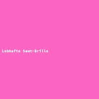Lebhafte Samt-Brille
